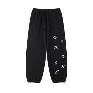 GORGONE Zigzag Sweatpants BLK