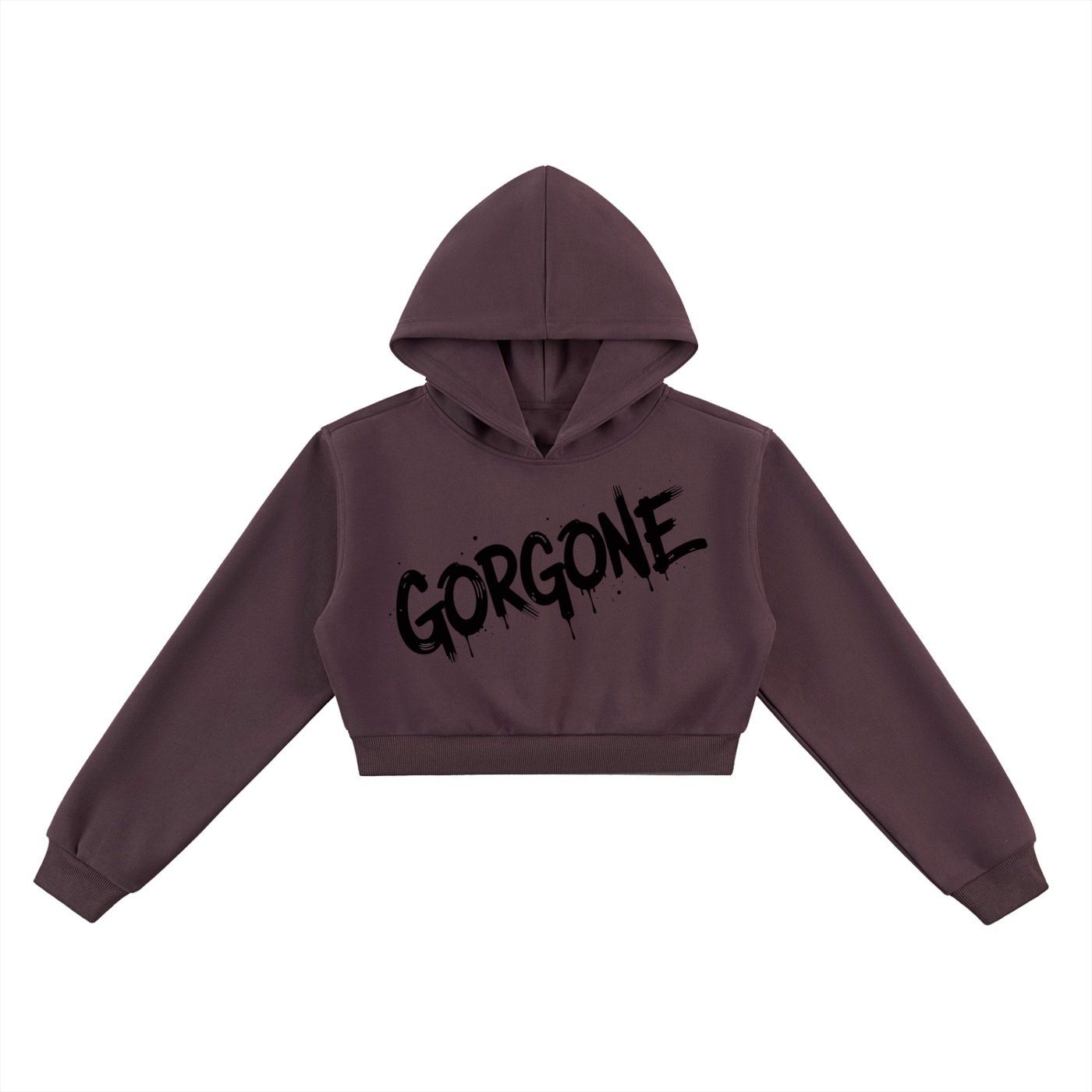 GORGONE Cropped Hoodie - Image 3