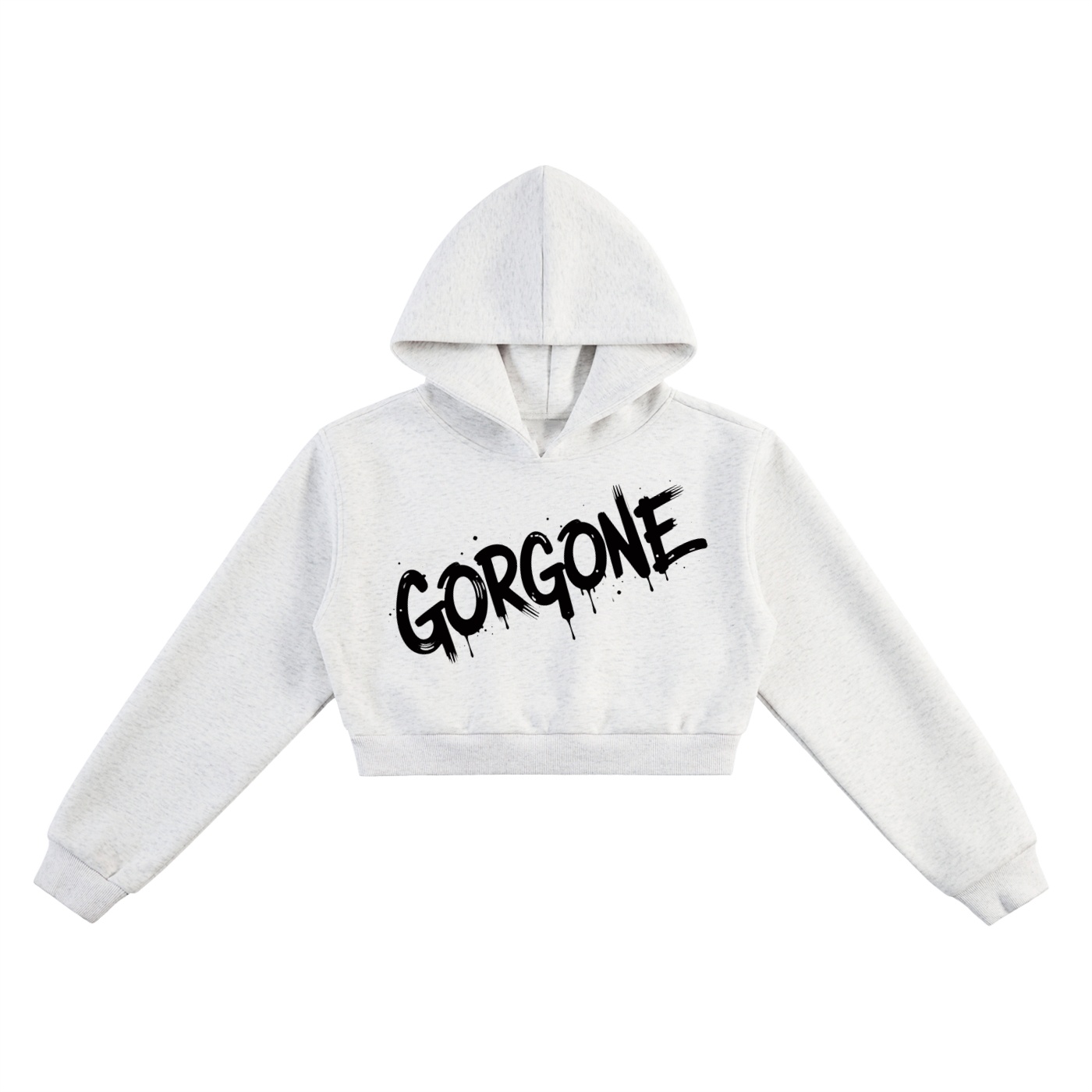 GORGONE Cropped Hoodie
